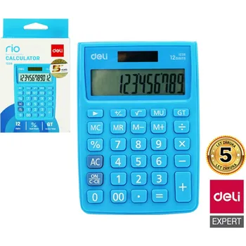 Kalkulačka Kalkulačka Deli, modrá E1238