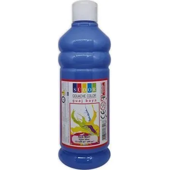 Výtvarná barva SUDOR Temperová barva, světle modrá, 500ml, Südor