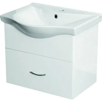 Koupelnový nábytek OLSEN SPA - Skříňka s keramickým umyvadlem VIKY 55/65/80 - Rozměr A - 60.6, Rozměr B - 34, Rozměr C - 43.7 OLNVIKI365+OLKE70652