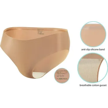 Kalhotky Dámské kalhotky Sesto Senso Laser Silikon bílá XL