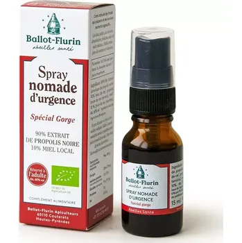 Ústní sprej Ballot-Flurin Sprej do krku s černým propolisem 15 ml