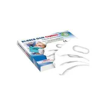 Papírový ubrousek Rubber-Dam ochranné ubrousky 36ks