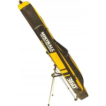 Pouzdro na Pruty se Stojanem Mistrall Žluté 150cm 3 Komory