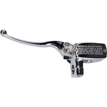 Brzda pro motocykl 101 Octane Brzdová pumpa levá, 25mm, Retro China Scooter chrom, Benzhou, Firenze, Adly, Flex Tech 49197