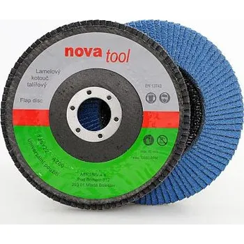 Brusný kotouč NOVATOOL Lamelový kotouč talířový NovaTool 125x22 G-AZ 80 tvarový