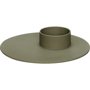 Svícen Hübsch, Stojan na čajovou svíčku Soft zelený - Formadore