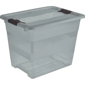 Úložný box KEEEPER Úložný box - CORNELIA Objem: 24 l, Barva: šedá