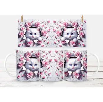 Keramický hrneček - kočička 2