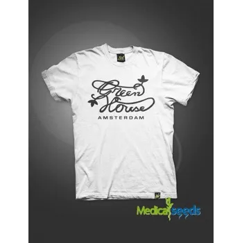 Pánské tričko Triko Green House Logo - bílá XXXL