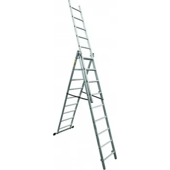 Žebřík Žebřík 3x9 příček DRABEST DLE309