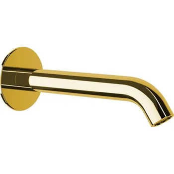 Sapho Nástěnná výtoková hubice, kulatá, 165mm, zlato, BO517