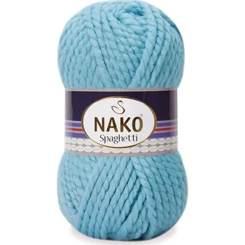 Příze Nako Pletací příze Nako Spaghetti 6199 - modrá