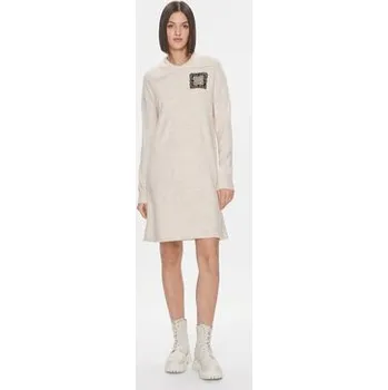 Dámské šaty Liu Jo Úpletové šaty 5F3036 MA08O Béžová Regular Fit M