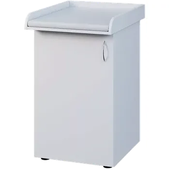 přebalovací pult a komoda PP - 205 pult přebalovací s matrací, 1-dveřový, levý, 1000x600x800, bílá, koženka bílá BA-1