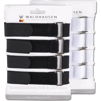 Ochrana nohy a ocasu Waldhausen Pásky na bandáže Waldhausen, sada 4 ks Barva: black