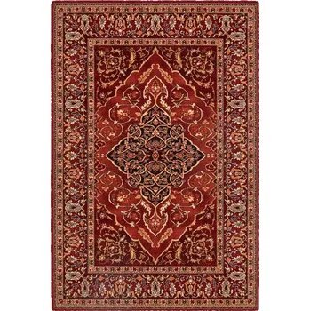 Koberec Kusový koberec Leyla vínový (ruby) 100 x 180 cm