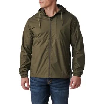 Pánská větrovka Bunda Radar Packable Hooded JKT, 5.11, Ranger Green, XL