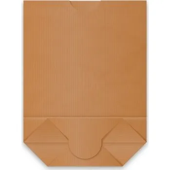 Sáček na potraviny Papírový sáček s křížovým dnem kraft (FSC Mix) 22,5x31 cm `2kg` [1000 ks]