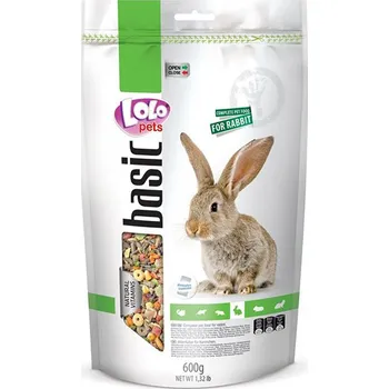 Krmivo pro hlodavce LOLO PETS Basic pro králíky 600g