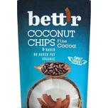 Bett´r Bio kokosové chipsy s příchutí jemné kakao 70 g