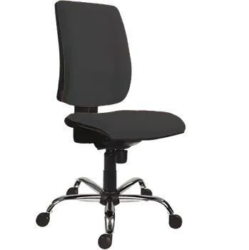 777 ASYN/CR křeslo kancelářské, koženka BLOOM B 08 - koženka černá