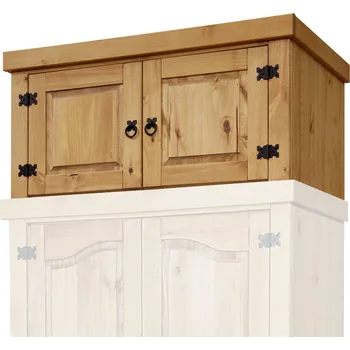 Šatní skříň NÁBYTEK MIKULÍK s.r.o. Nástavec 5dveřový CORONA vosk Dekor: javor