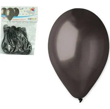 Balónek Balónky METAL 10ks černé