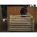 Kompostér dřevěný 150 x 150 x 75 cm