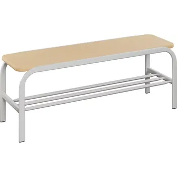 Zahradní lavice SLX 120 lavička šatní RAL 7035 - šedá