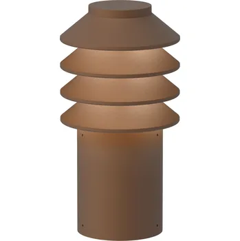 Lampička Louis Poulsen, Zahradní lampa Bysted LED 2700K s kolíkem bez adaptéru S hnědá - Formadore