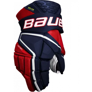 Hokejové rukavice Hokejové rukavice Bauer Vapor Hyperlite Navy/Red/White Senior 14 palců
