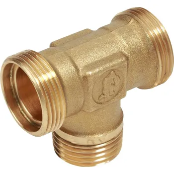 Fitinka Giacomini R568R T-kus pro 2x Cu nebo UH a 1x Fe (vnější závit), bez adaptérů