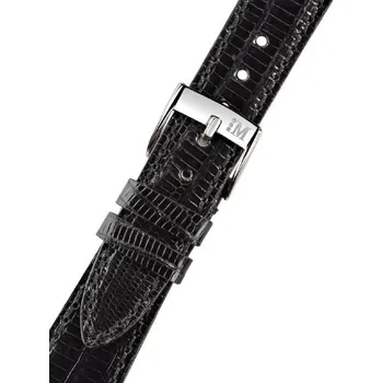 Kožený řemínek Morellato Classic Cucito 2213041.019 M, černý - 20 mm