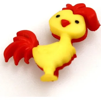 Knoflík Pro Háčkování Knoflík exclusive Kuře žluto červené