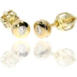 Zlatnictví Helios Diamantové náušnice pecky