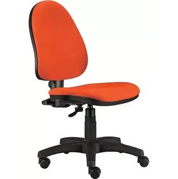 888/MEK židle kancelářská, koženka SK 4 - koženka oranžová