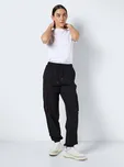 Noisy May Joggers kalhoty Kirby 27026174 Černá Cargo Fit XS