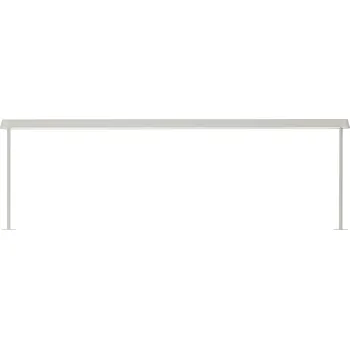 Lampička Muuto, Lampa Linear široká s držákem na desku šedá - Formadore