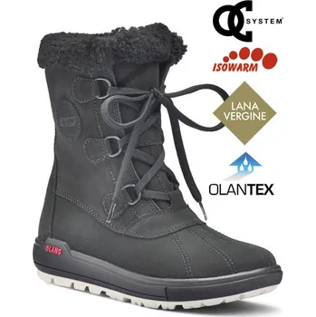 Dámská zimní obuv Olang Hupa Nero OC dámská zimní obuv s vyklápěcími hroty 39