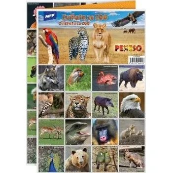 Pexeso Pexeso papírové A4 Zvířata ze ZOO MFP A