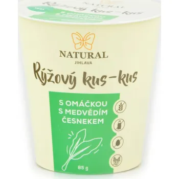 Příloha Rýžový kus-kus s omáčkou s medvědím česnekem bez lepku Natural Jihlava 85 g