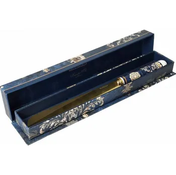 Kuchyňský nůž NŮŽ NA DORTY Z NEREZOVÉ OCELI DANUBIO BLUE GOLD S KERAMICKOU RUKOJETÍ (barva - modrá, ocel, keramika)