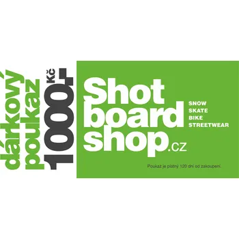 Dárkový potravinový koš Shotboardshop Dárkový poukaz 1000kč