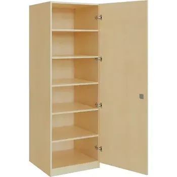 Šatní skříň Q 14-60 skříň šatní, 1-dveřová, 1800x600x600 mm, bříza světlá