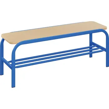 Zahradní lavice SLX 120 lavička šatní RAL 5015 - modrá