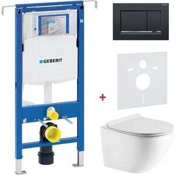 WC sada Geberit Duofix Special - Sada pro závěsné wc + wc mísa rimfree a sedátko softclose ARCO, 111.355.00.5 ARCO_B1