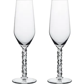 Sklenice Orrefors, Sklenice na šampaňské Carat 240 ml 2 ks - Formadore