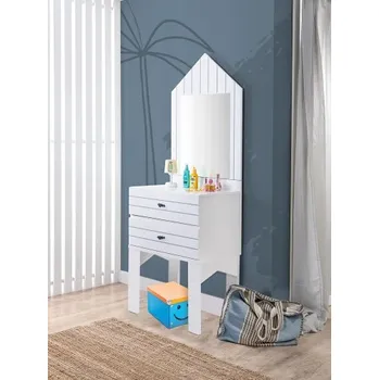 Komoda Komoda se zrcadlem Dundee - bílá