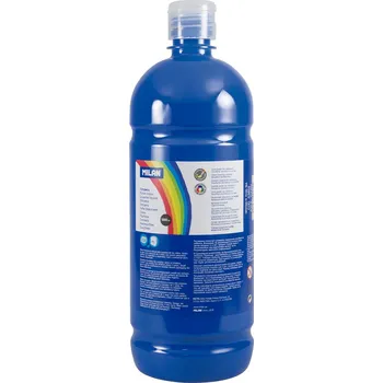 Vodová barva Barva temperová 1000ml modrá azurová