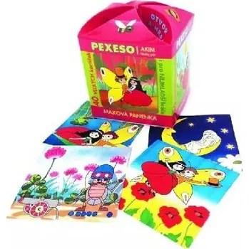 Karetní hra Maková panenka - Pexeso v ozdobné maxi krabičce - Akim